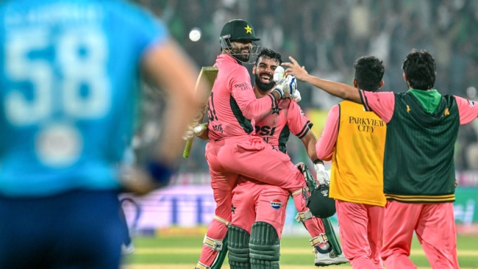 Pakistan's Shadab Khan and Haris Rauf put on 89 runs for the final wicket