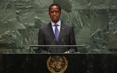 Zambia President Edgar Lungu