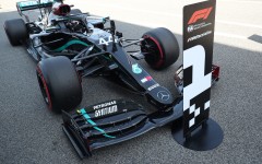 Mercedes' British driver Lewis Hamilton secured the pole position of the Spanish F1 Grand Prix.