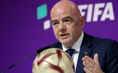 FIFA president Gianni Infantino announced details of the next Club World Cup at a press conference on Friday