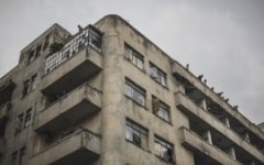 Hijacked buildings inner city 