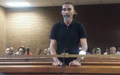 Mark Harvey in court. eNCA/Hloni Mtimkulu