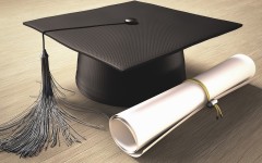 File: A university graduation cap and degree. KTS/Science Photo Library via AFP