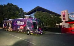 The eNCA election bus. eNCA/Gareth Edwards