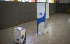 An IEC ballot box and voting booth. eNCA/Michele Spatari