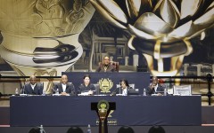 Thoko Didiza (C) presides after being elected Speaker of the National Assembly during the first sitting of the New South African Parliament in Cape Town on June 14, 2024.