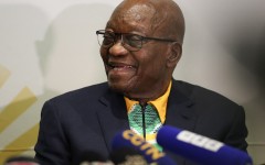 MK party leader and South Africa’s former president Jacob Zuma. Phill Magakoe/AFP