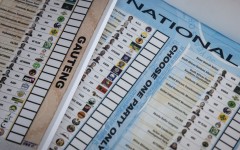 Ballot papers are seen at a polling station in Alexandra township. Chris McGrath/Getty Images