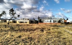 The state of many buildings in this industrial park in Dimbaza.