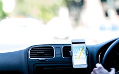 File: An e-hailing driver following a route. GettyImages/lovro77