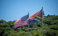 File: South African and USA flags. GettyImages/rushay booysen
