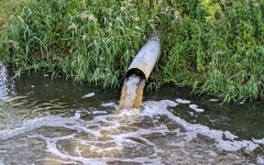 Sewage outflow into a river. GettyImages/Antony Robinson