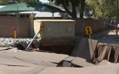 The sinkhole in Centurion.
