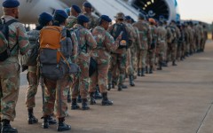 SANDF members at Air Force Base Waterkloof. Gallo Images/Sharon Seretlo