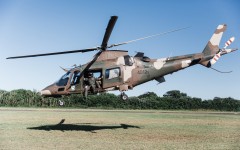 A SANDF helicopter. AFP/Rajesh Jantilal