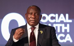 Ramaphosa addresses the G20 Social Summit