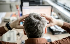 File: A stressed employee. Thomas Eisenhuth/dpa Picture-Alliance via AFP