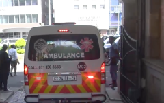 Ambulance transports injured MPL