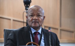 Police Minister Senzo Mchunu testifies at the Madlanga Commission. Gallo Images/Frennie Shivambu