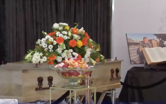 Family and friends of Marius Van Der Merwe gathered in Brakpan to pay their last respects.