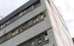 Hijacked building Marshalltown