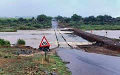 File: The Crocodile River flowing over the Crocodile Bridge during heavy rain. GettyImages/ullstein bild
