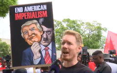 Civil society organisations and trade unions are picketing outside the US Embassy in Pretoria.