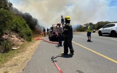 Mossel Bay fire. eNCA/Kevin Brandt