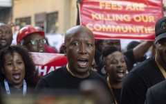 EFF leader Julius Malema and members at the State Of The Nation Address (SONA). Gallo Images/Brenton Geach