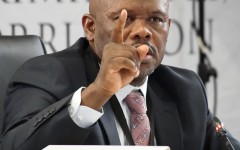 Shadrack Sibiya testifies before the Madlanga Commission. Frennie Shivambu/Gallo Images