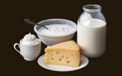 File: A photo of milk products, including cheese, cream and yogurt. GettyImages/Rares Caragiale