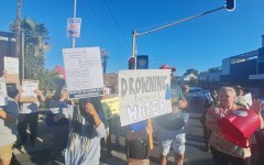 Residents of Melville and Westdene are protesting over the lack of water supply. eNCA/Hloni Mtimkulu