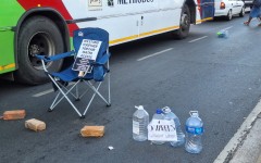 Johannesburg protest over water outages.
