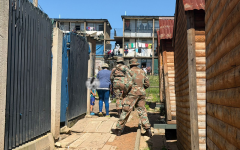 These were the scenes that played out on Wednesday as armed soldiers of the South African National Defence Force (SANDF) moved through homes in Westbury, west of Johannesburg. 
