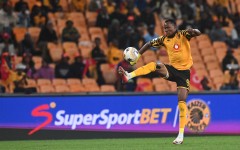 Glody Lilepo notched the only goal after 69 minutes at the Soccer City stadium in Johannesburg. BackpagePix/Sydney Mahlangu