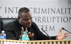 Sergeant Fannie Nkosi testifies at the Madlanga Commission. Gallo Images/Frennie Shivambu