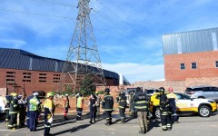 Six people have died after a building collapsed in Johannesburg on Monday. Two others remain trapped under the rubble. Supplied