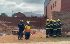 Ormonde building collapse. Naomi Kobbie/eNCA