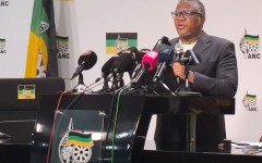 ANC SG Fikile Mbalula. eNCA/Aviwe Mtila