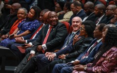 Cyril Ramaphosa and Roelf Meyer