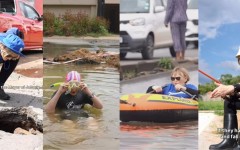 If South African politics had a “most likely to go viral” category then Hellen Zille would be leading the mile- or sailing through it- literally.  Screenshot from Helen Zille TikTok
