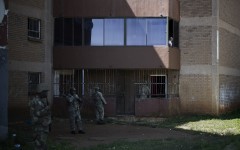 South African National Defence Force (SANDF) soldiers 