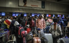 Ghana residents leave OR Tambo International Airport