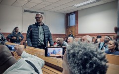 Fadiel Adams in court. eNCA/Dasen Thathiah