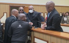 Joe 'Ferrari' Sibanyoni and two other in the dock. Photo/eNCA