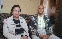 Jacqueline Modise and her husband (IPHC)