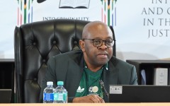 11 June_Justice Mbuyiseli Madlanga wearing Bafana Bafana jersey at the Madlanga Commission