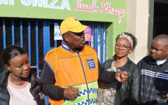 Ekurhuleni mayor Nkosindiphile Xhakaza and members of the mayoral committee. X/City of Ekurhuleni