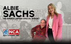 Albie Sachs and Annika Larsen