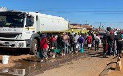 Residents in Dobsonville, Soweto, say water tankers have brought little relief to their water crisis. 